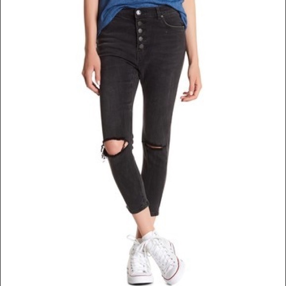 One Teaspoon Westwood Low Rider Distressed Jeans - Picture 2 of 8